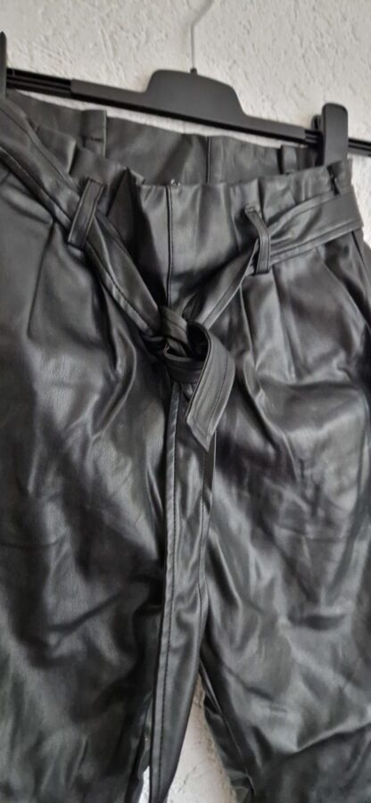 34 - Costes vegan leren broek (1124bak) - Afbeelding 3