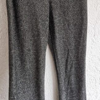 XS - Glitterbroek zilver zwart (0624bak)