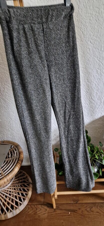 XS - Glitterbroek zilver zwart (0624bak) - Afbeelding 3