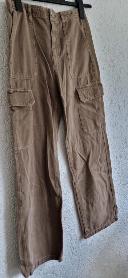 36 - Zara cargo broek khaki (1124bak) - Afbeelding 3