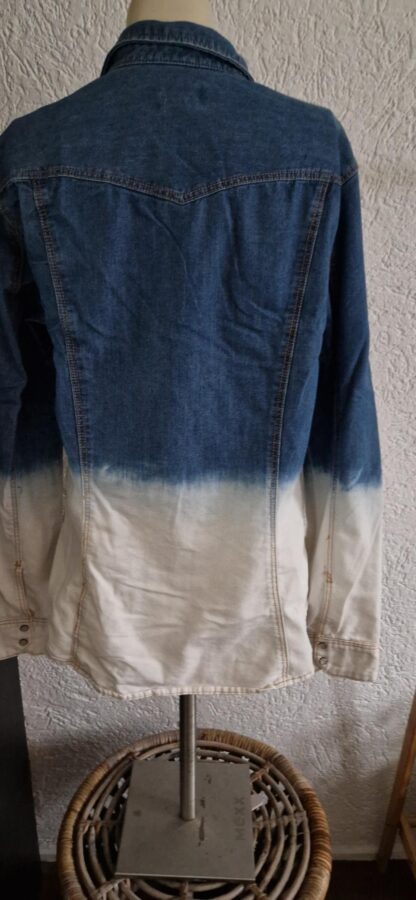 40 (44) - H&M denim blouse 2 kleuren (1124bak) - Afbeelding 5