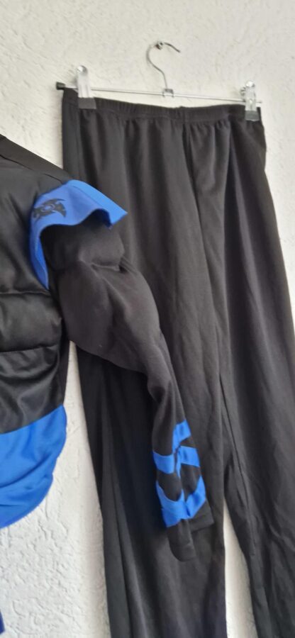 7-10 jaar - Ninja pak blauw zwart nieuw - Afbeelding 5