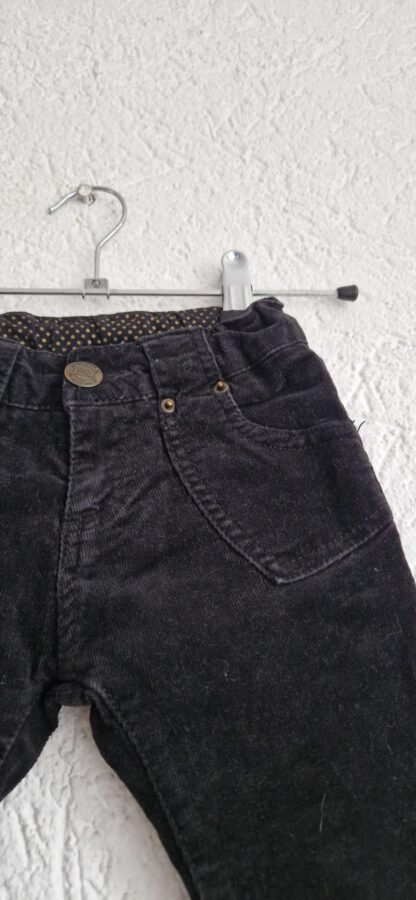 098 - Zara babyrib broek zwart (1124natjun) - Afbeelding 3