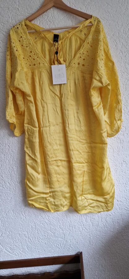 42/44 - Aida tuniekblouse geel nieuw (1124natjun)