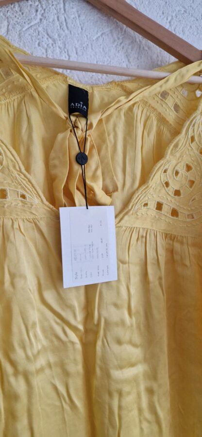 42/44 - Aida tuniekblouse geel nieuw (1124natjun) - Afbeelding 3