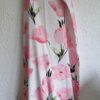 XXL - Jurk in wit met roze (1124natjun)