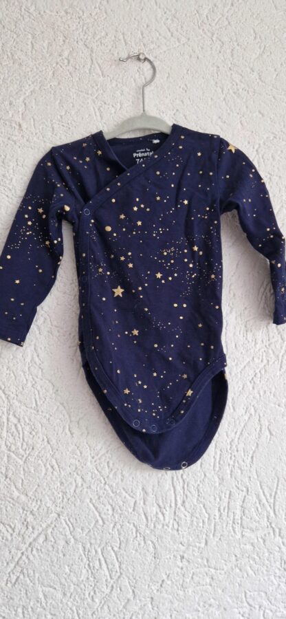 074 80 - Prenatal romper blauw goud (1124natjun)