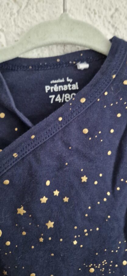 074 80 - Prenatal romper blauw goud (1124natjun) - Afbeelding 3