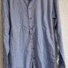 M (39) - Profuomo overhemd blauw wit ruitje (1124jac1)