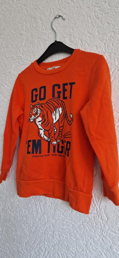 116 - C&A sweater oranje tijger (1124jac1) - Afbeelding 3