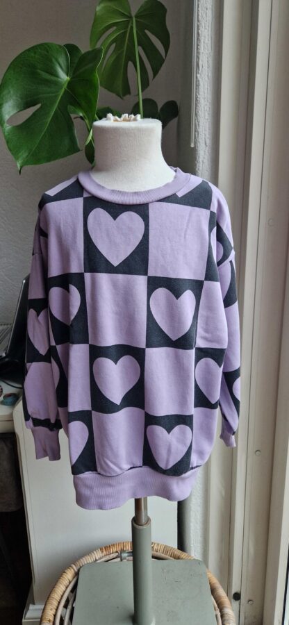 128 - Lindex sweater paars lila (1124jac1)