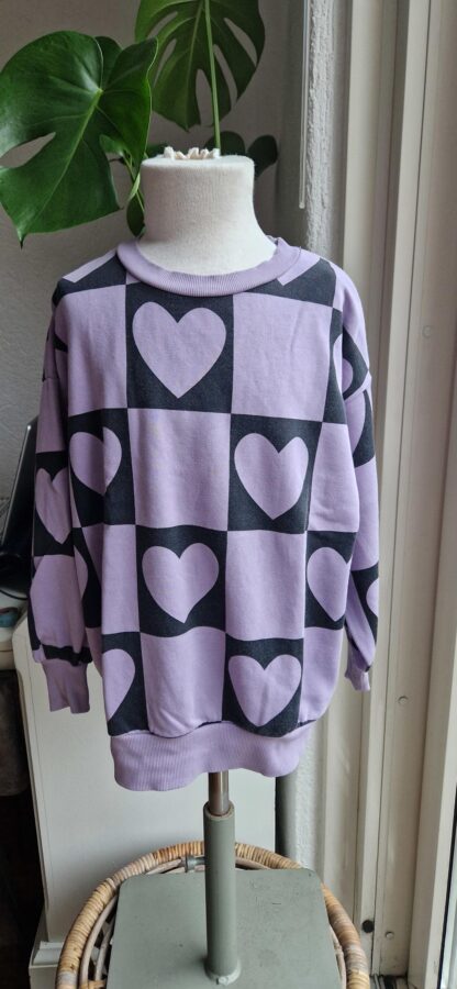 128 - Lindex sweater paars lila (1124jac1) - Afbeelding 3