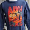 110 116 - Hema sweater marineblauw print (1124jac1) - Afbeelding 2
