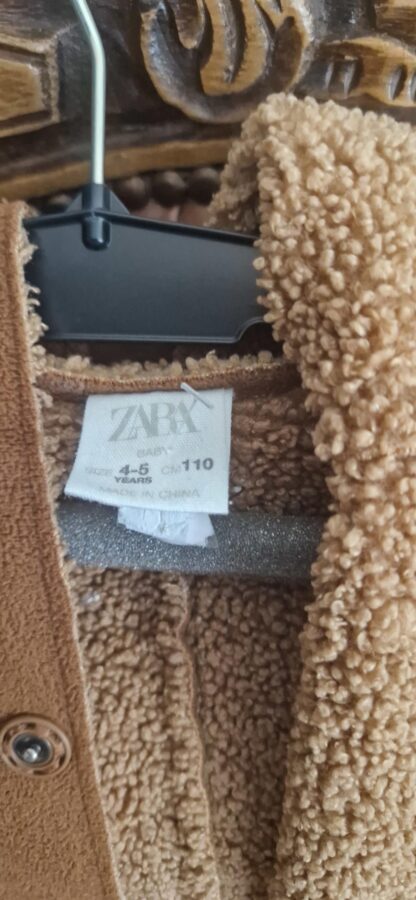 110 - Zara (tussen) jas bruin (1124prv) - Afbeelding 9