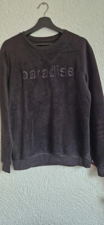 M - Zara man sweater zwart zacht (1224lo2)