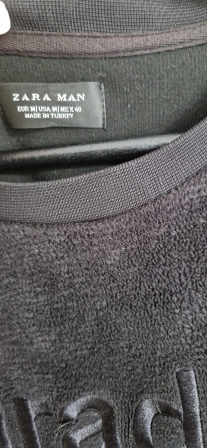 M - Zara man sweater zwart zacht (1224lo2) - Afbeelding 4