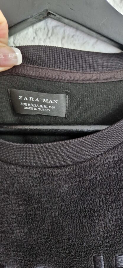 M - Zara man sweater zwart zacht (1224lo2) - Afbeelding 5