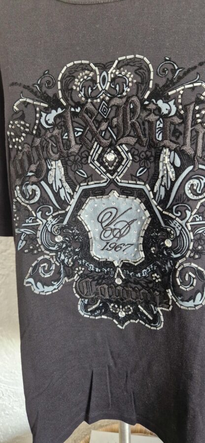 46 - Via Appia Due shirt zwart print (1224lo2) - Afbeelding 3