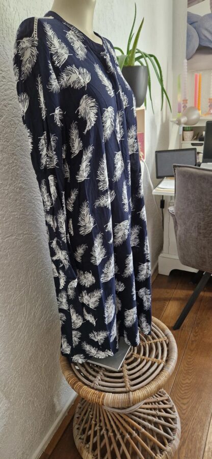 XL - Maicazz jurk zwart wit (1224lo2) - Afbeelding 4