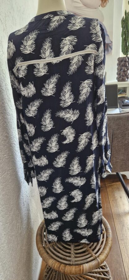 XL - Maicazz jurk zwart wit (1224lo2) - Afbeelding 5