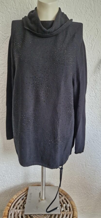 40 - Rabe pullover zwart met glitter (1224lo2)