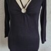S - Mexx shirt zwart 3/4 mouw(1224lo2)
