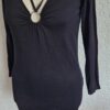 S - Mexx shirt zwart 3/4 mouw(1224lo2) - Afbeelding 3