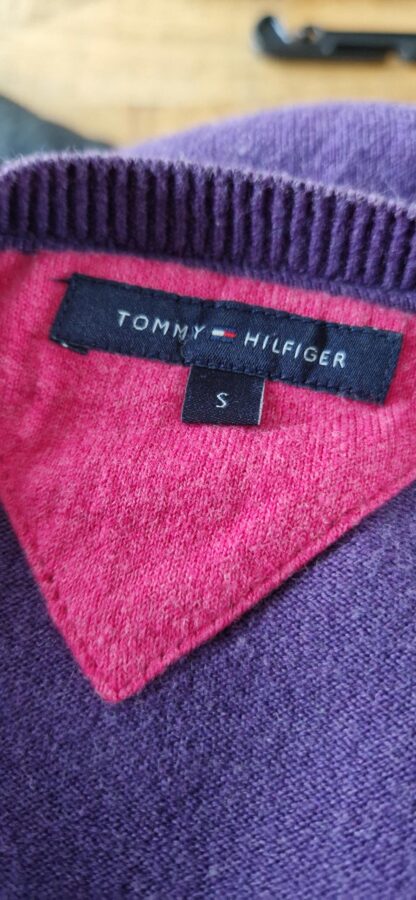 S - Tommy Hilfiger vest paars (1224lo2) - Afbeelding 4