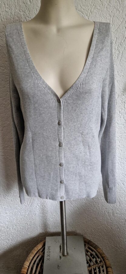 L - Primark 2 vesten mint/grijs (1224lo1) - Afbeelding 5