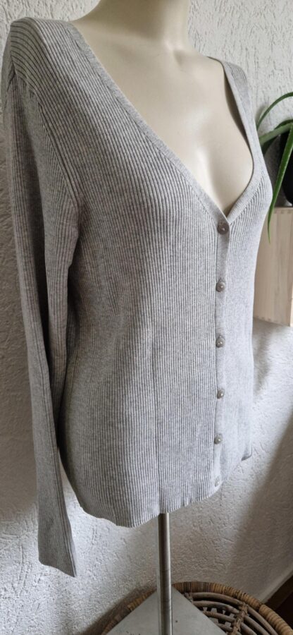 L - Primark 2 vesten mint/grijs (1224lo1) - Afbeelding 6