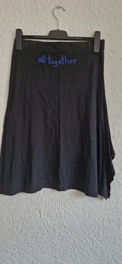 L - Desiqual rok zwart print (1224lo2) - Afbeelding 4