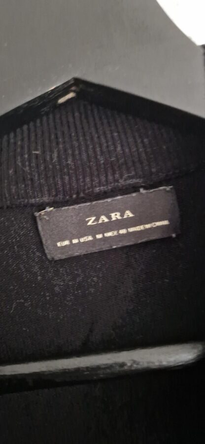 M - Zara trui zwart colletje (1224kel4) - Afbeelding 5