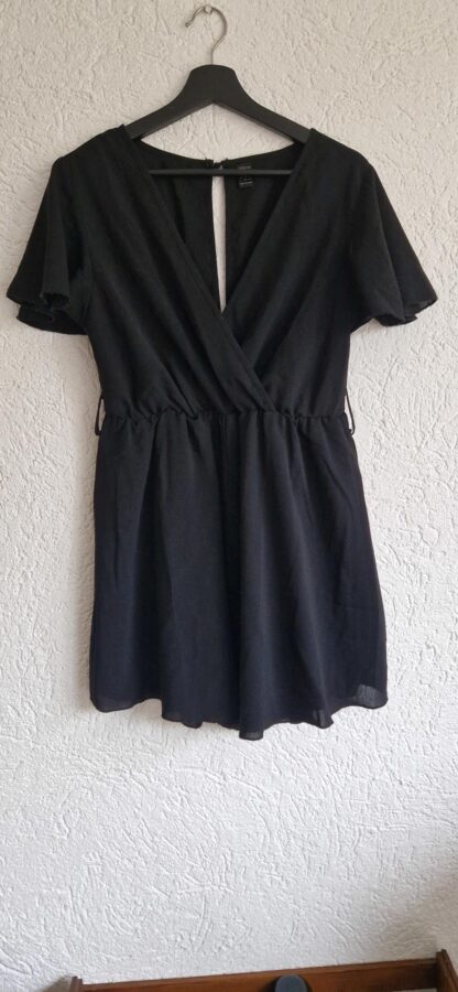 L - Shein korte jumpsuit zwart (1224kel3) - Afbeelding 2
