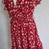 M - Shein jurk rood wit (1224kel3) - Afbeelding 3