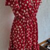 M - Shein jurk rood wit (1224kel3) - Afbeelding 4