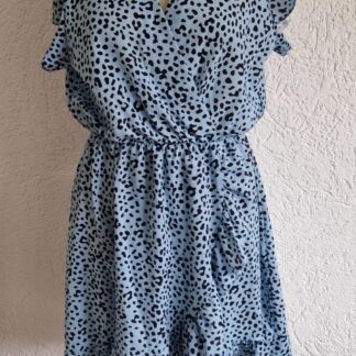 M - Made in Italy jurkje blauw zwart (1224kel3)