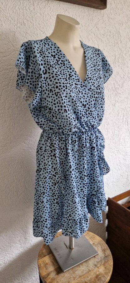 M - Made in Italy jurkje blauw zwart (1224kel3) - Afbeelding 3