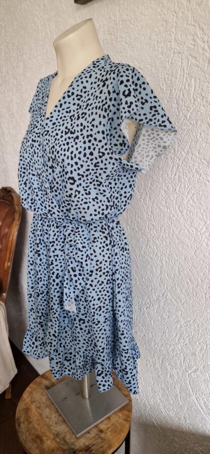 M - Made in Italy jurkje blauw zwart (1224kel3) - Afbeelding 4