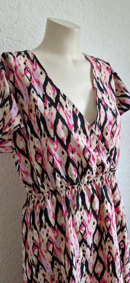 L - True Spirit jurk roze print (1224kel3) - Afbeelding 4