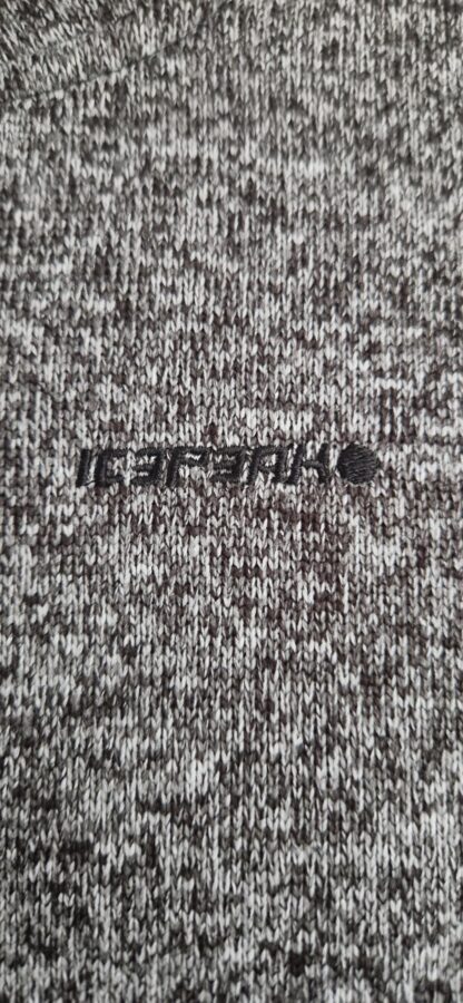152 - Icepeak vest/jack fleece zwart melange (1224kh) - Afbeelding 4