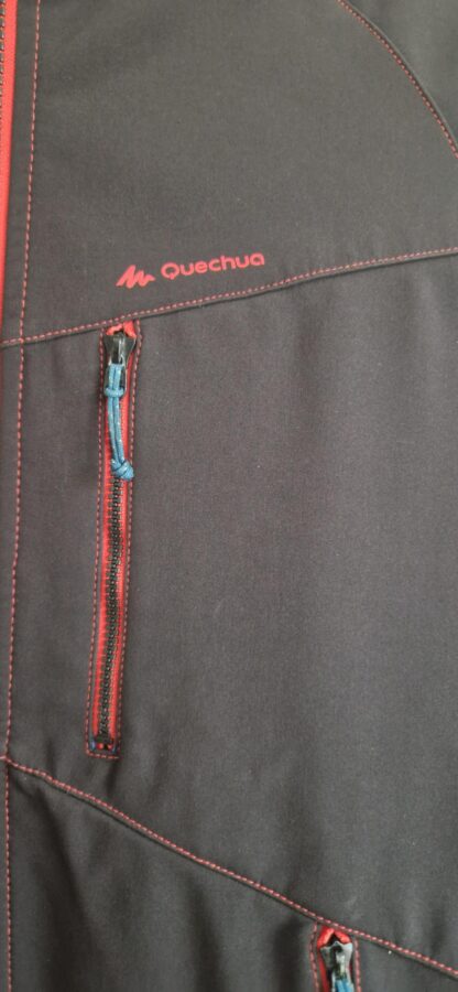 164 - Decathlon Quechua softshell jack zwart (1224kh) - Afbeelding 3