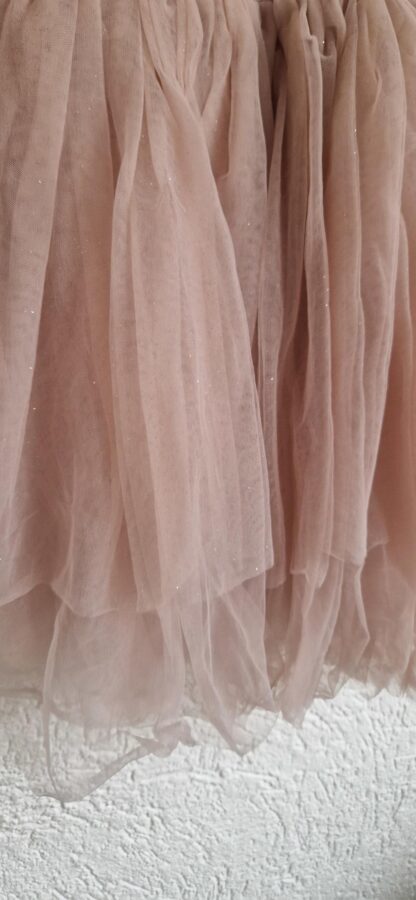 140 - H&M jurk prinses roze (1224zee) - Afbeelding 3