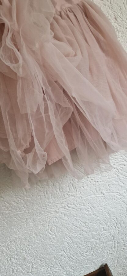 140 - H&M jurk prinses roze (1224zee) - Afbeelding 5