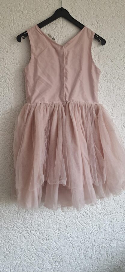 140 - H&M jurk prinses roze (1224zee) - Afbeelding 6