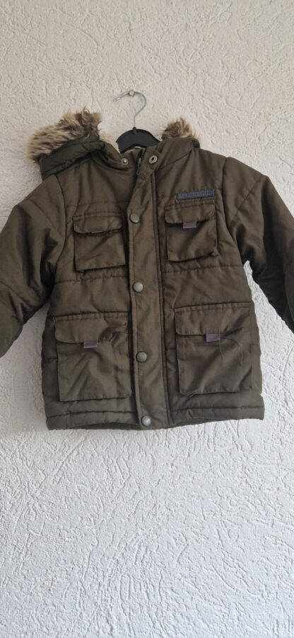 098 - Prenatal winterjas groen (1224zee)