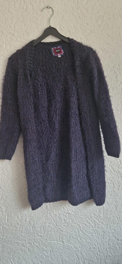140 - Pocopiano blauw vest opendragend (1224zee)
