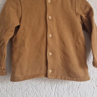 104 - H&M vest knoopjes caramel (1224zee)