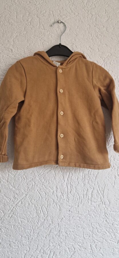 104 - H&M vest knoopjes caramel (1224zee)