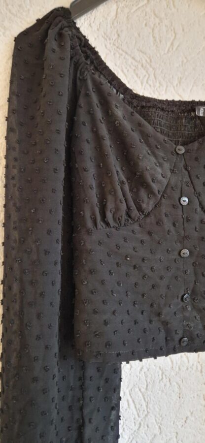 XS - Shein top zwart kort (1224did1) - Afbeelding 4