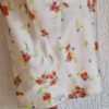 S - Zara top glanzend bloemen (1224did1)